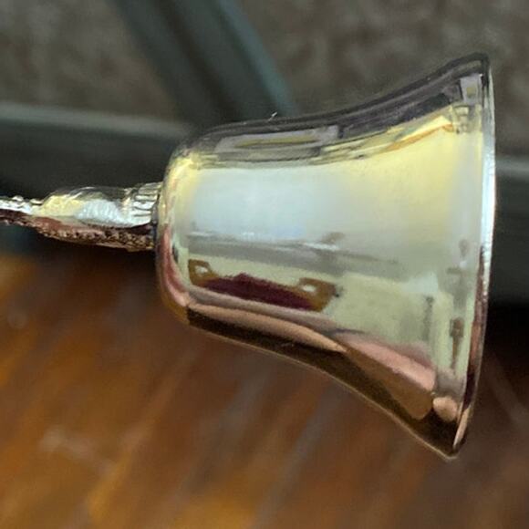 Iowa Hawkeye State Hanging Corn Bell Pewter Vintage Decorative Made in USA - Picture 7 of 9